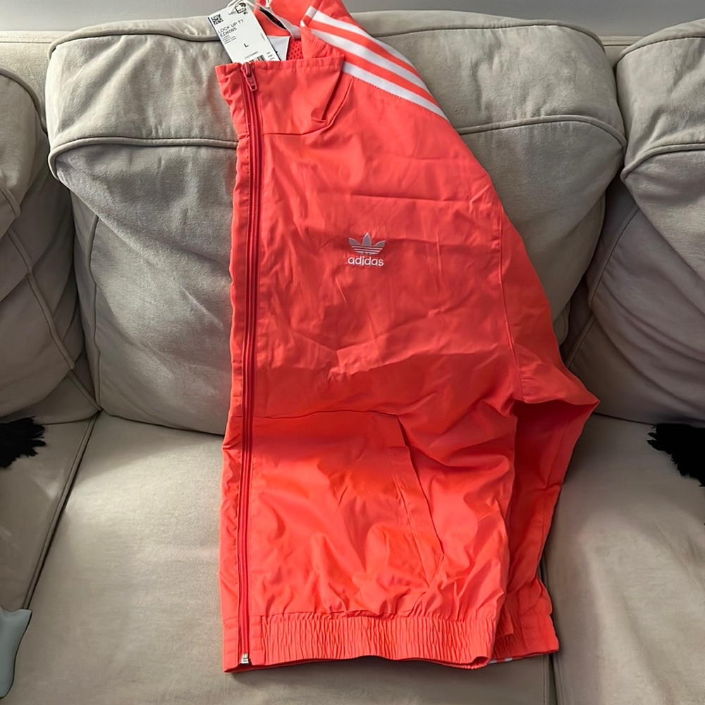 Adidas windbreaker track jacket